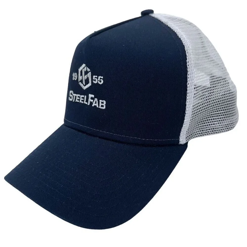 New Era 9FORTY Custom Union Blue & White Mesh Trucker Hat